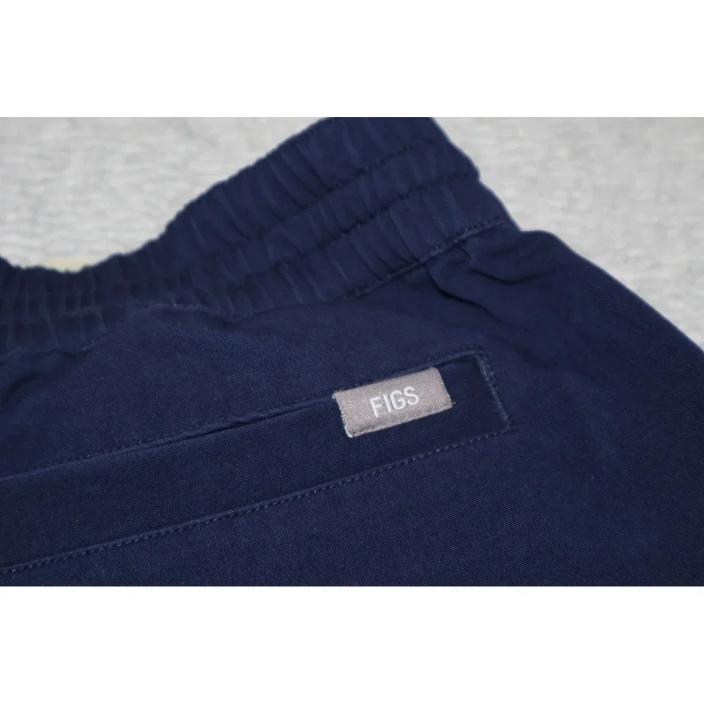 FIGS Scrub Pants Mens Small Navy Blue Technical Collection Drawstring Pockets